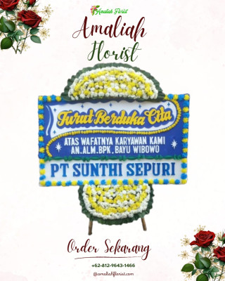 Papan Bunga Duka di Pedurungan Lor